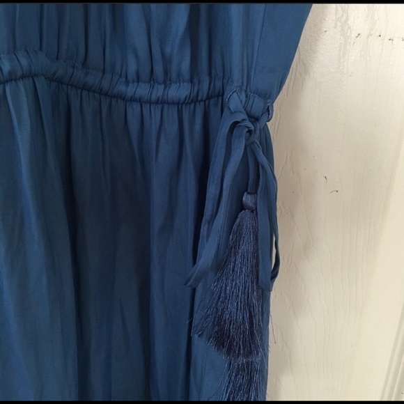 LOFT - NWT Blue halter neck maxi dress XSP - Picture 2 of 2